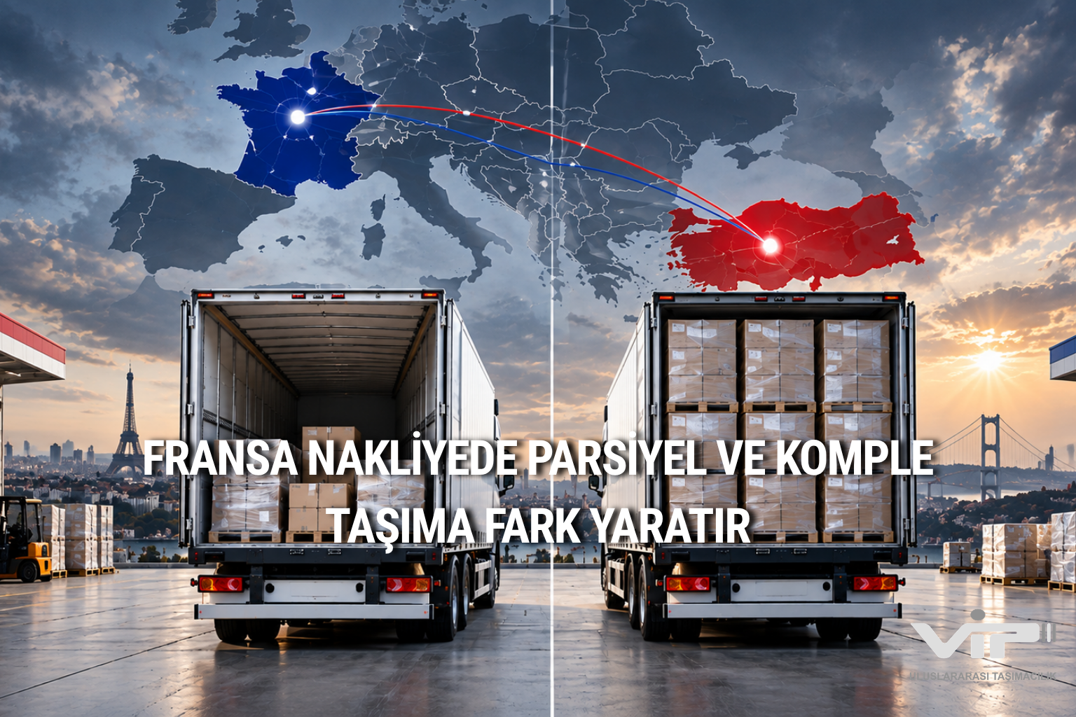 Fransa Nakliyede Parsiyel Ve Komple Taşıma Fark Yaratır